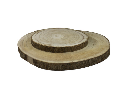 PAULOWNIA SCHIJF 40x40x3,5cm