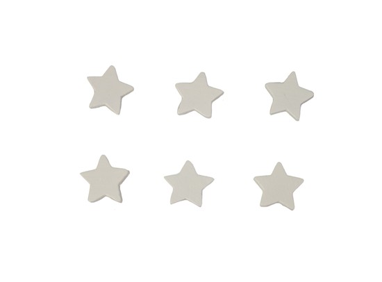 STER HOUT WIT 2cm - dikte 0,5cm - 50pcs
