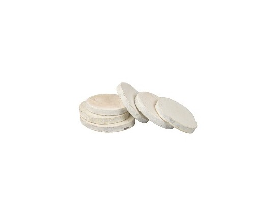 WOODEN ROUND 4-5cm White - 12st