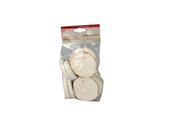 WOODEN ROUND 4-5cm White - 12st
