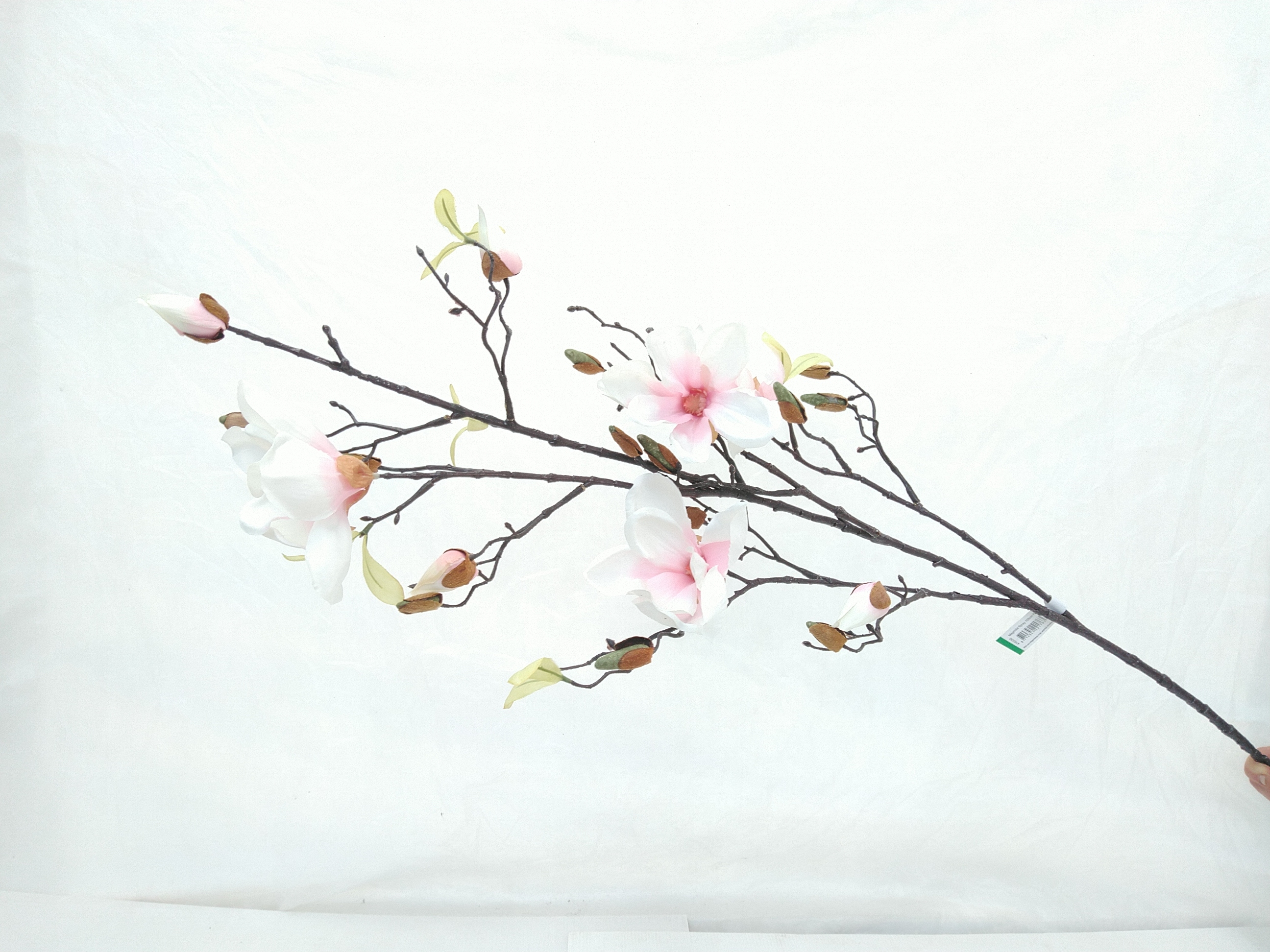 Zijdebloem Magnolia Tak Roze