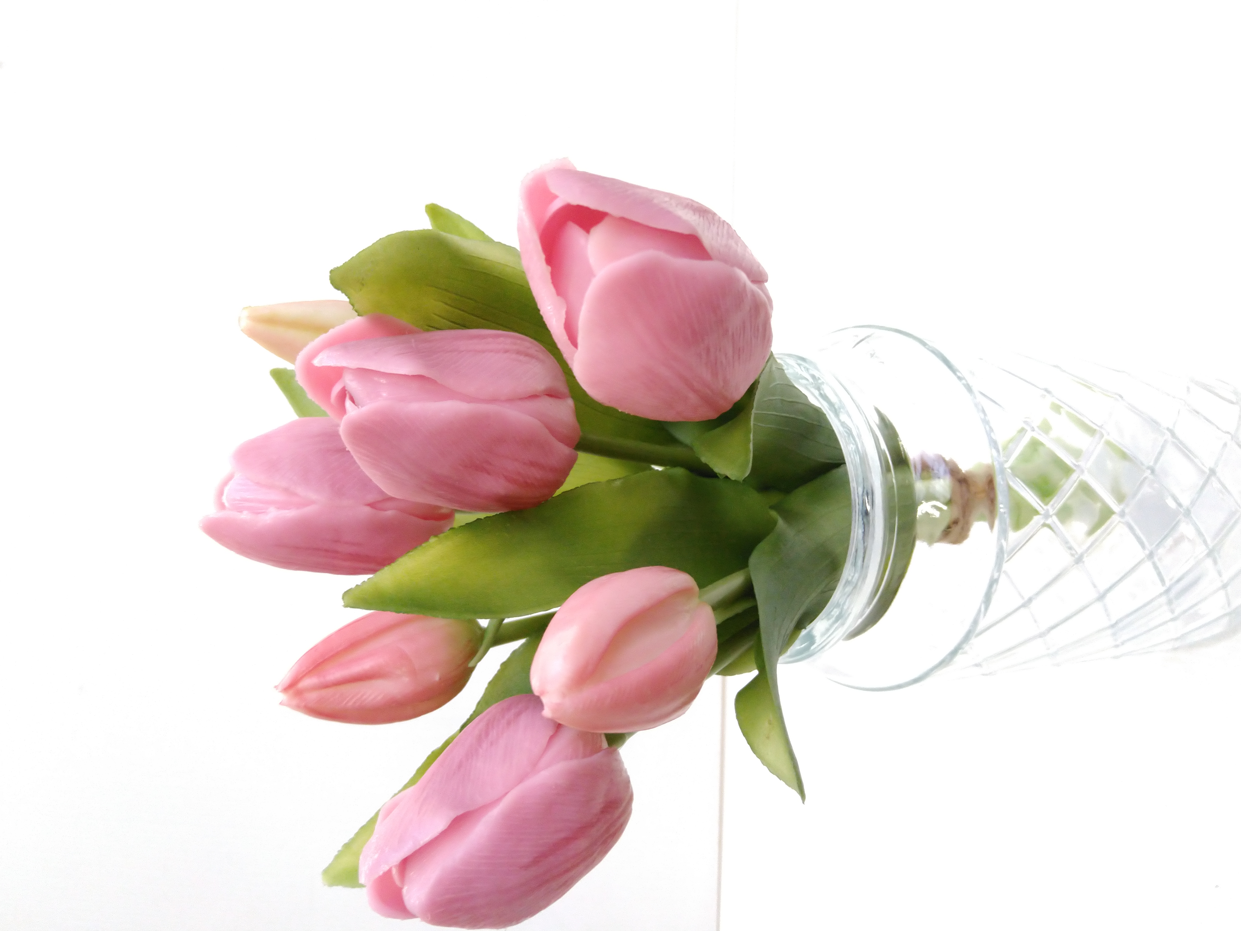 Zijdebloem Tulpen Bundel Roze