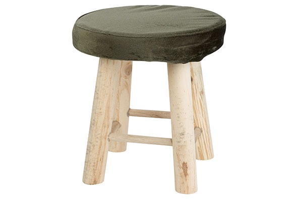 KRUK OLIJFGROEN ROND RIET D 24 CM