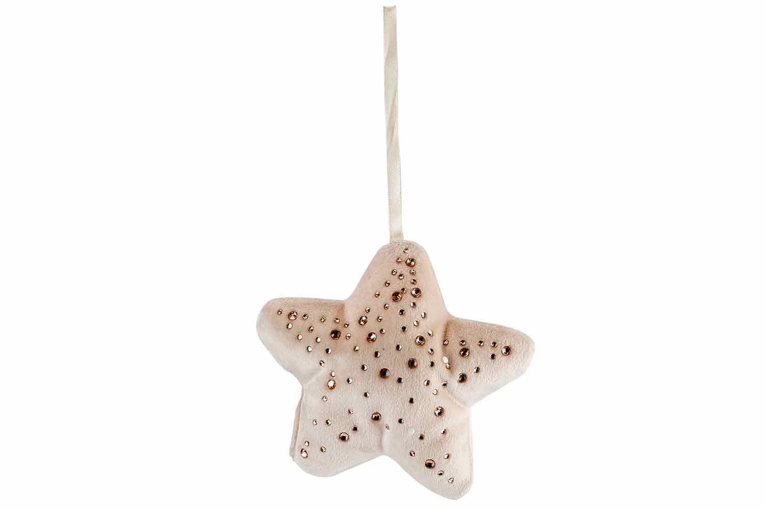 HANGER STAR STRASS CREME  POLY HANGER STAR STRASS CREME  POLY