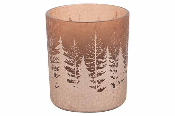 THEELICHTHOUDER CRACKE TREES OUD ROZE