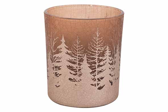 THEELICHTHOUDER CRACKE TREES OUD ROZE