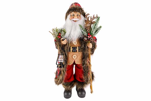 SANTA CHECKERS ROOD GROEN