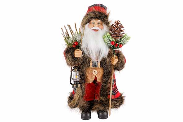SANTA CHECKERS ROOD GROEN