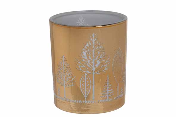 THEELICHTHOUDER WHITE TREES GOUD