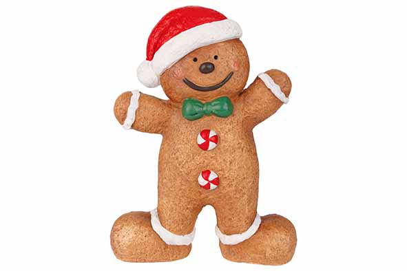FIGUUR COOKIE  BRUIN AARDEWERK