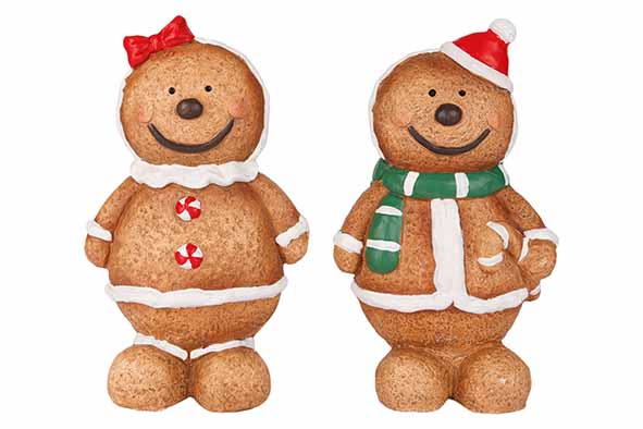 FIGUUR COOKIE  2ASS BRUIN AARDEWERK