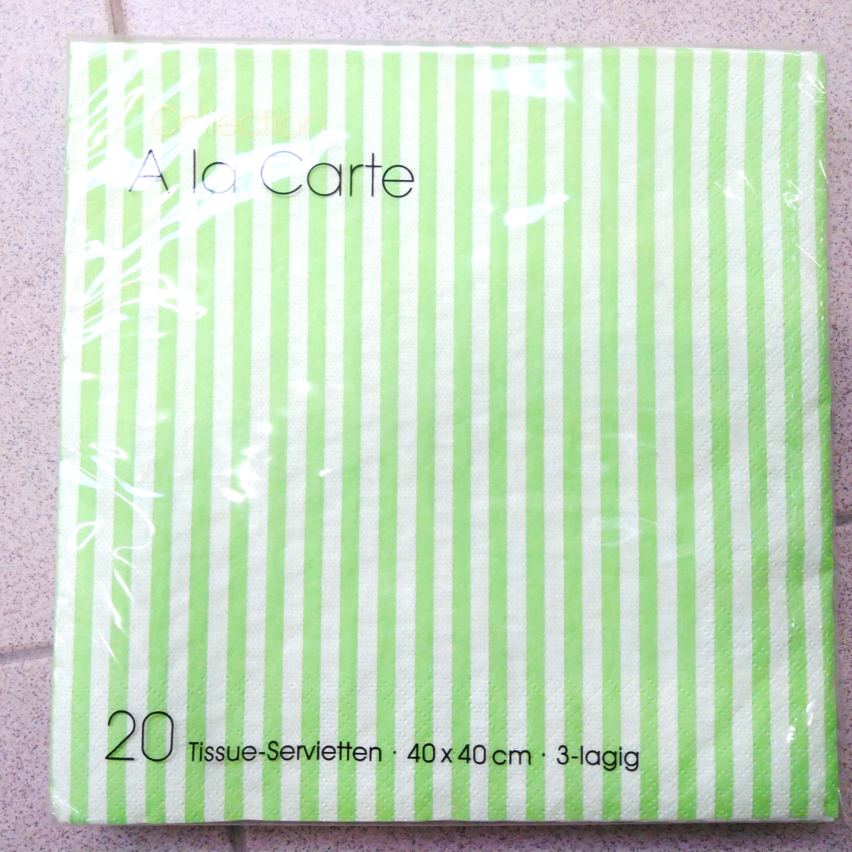 20 SERV 40X40 SUMMERLINEN LIME