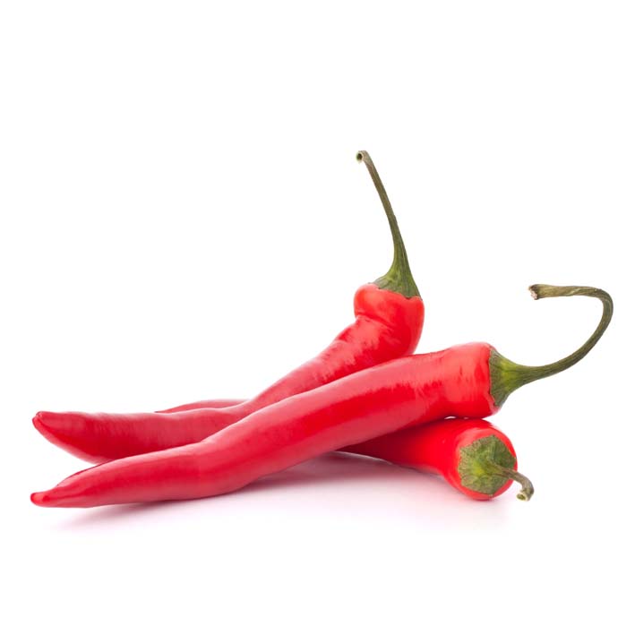 Pepers rood 'Cayenne' - Piment d'Espagne 'Cayenne'
