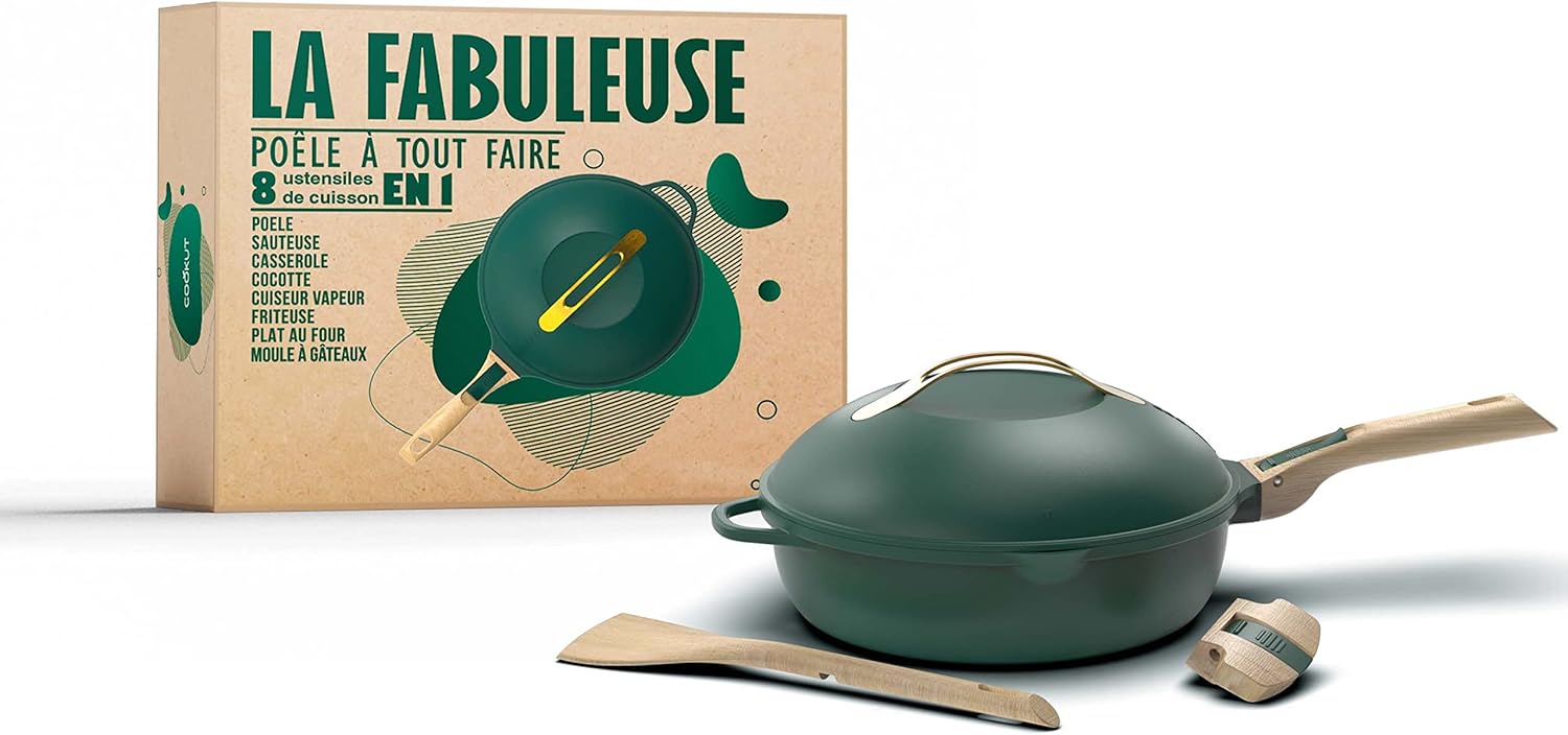 Cookut - La Fabuleuse Poêle - Groen/ Vert 