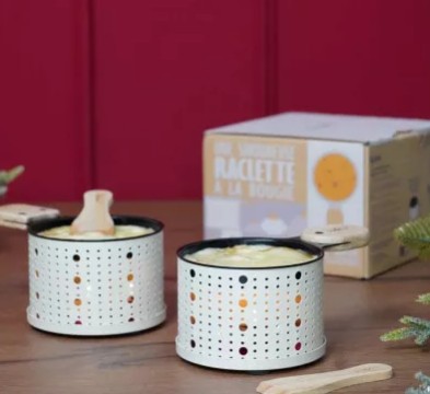 Cookut - Raclette Theelicht/ Bougie Chauffe-Plat 2p Cream