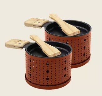 Cookut - RacletteTheelicht/ Bougie Chauffe-Plat 2p Terracotta