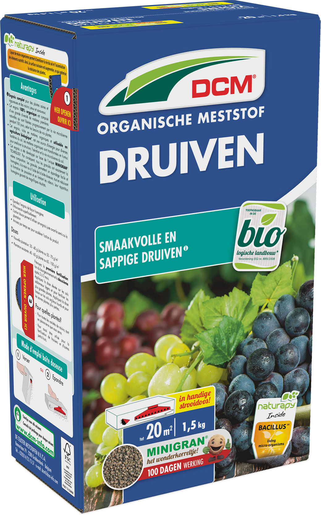 DCM DRUIVEN 1,5KG DCM DRUIVEN 1,5KG