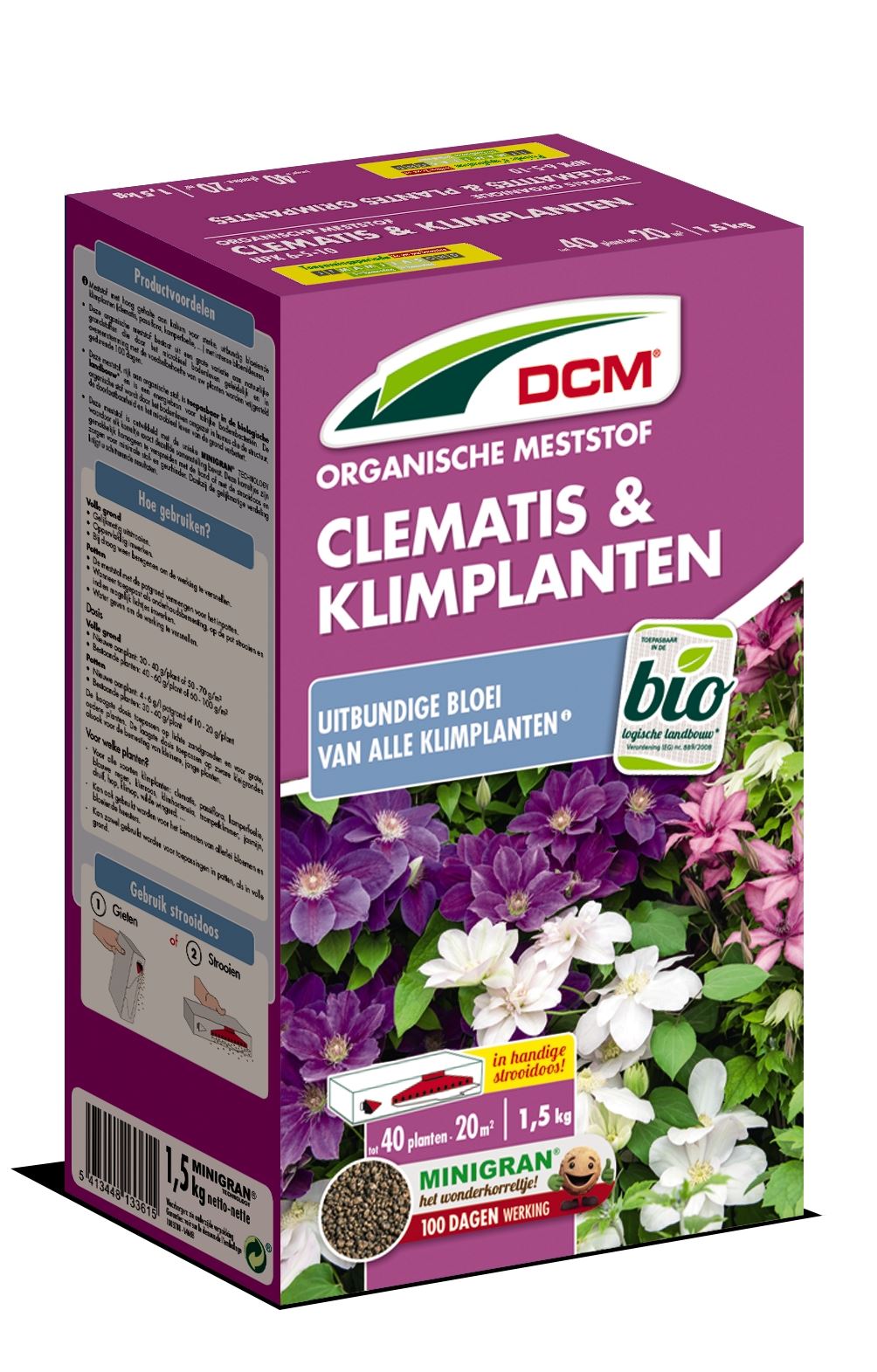 DCM CLEMATIS/KLIMPLANTEN 1,5KG DCM CLEMATIS/KLIMPLANTEN 1,5KG
