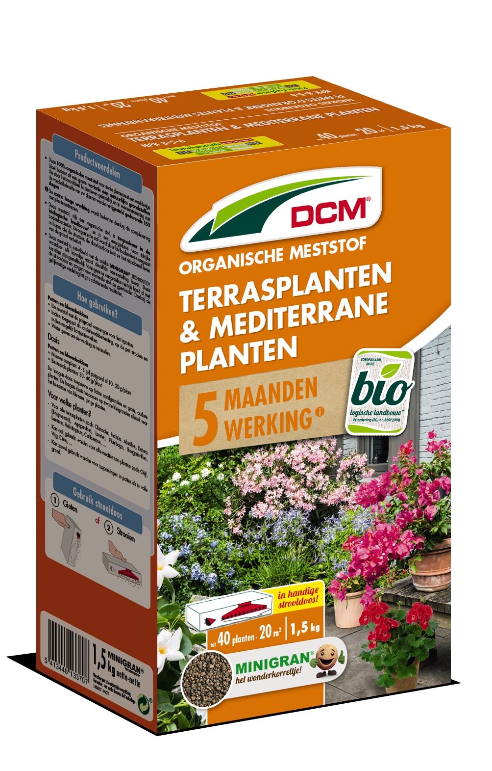 DCM TERRAS/MEDITERRANE PLANTEN 1,5KG DCM TERRAS/MEDITERRANE PLANTEN 1,5KG