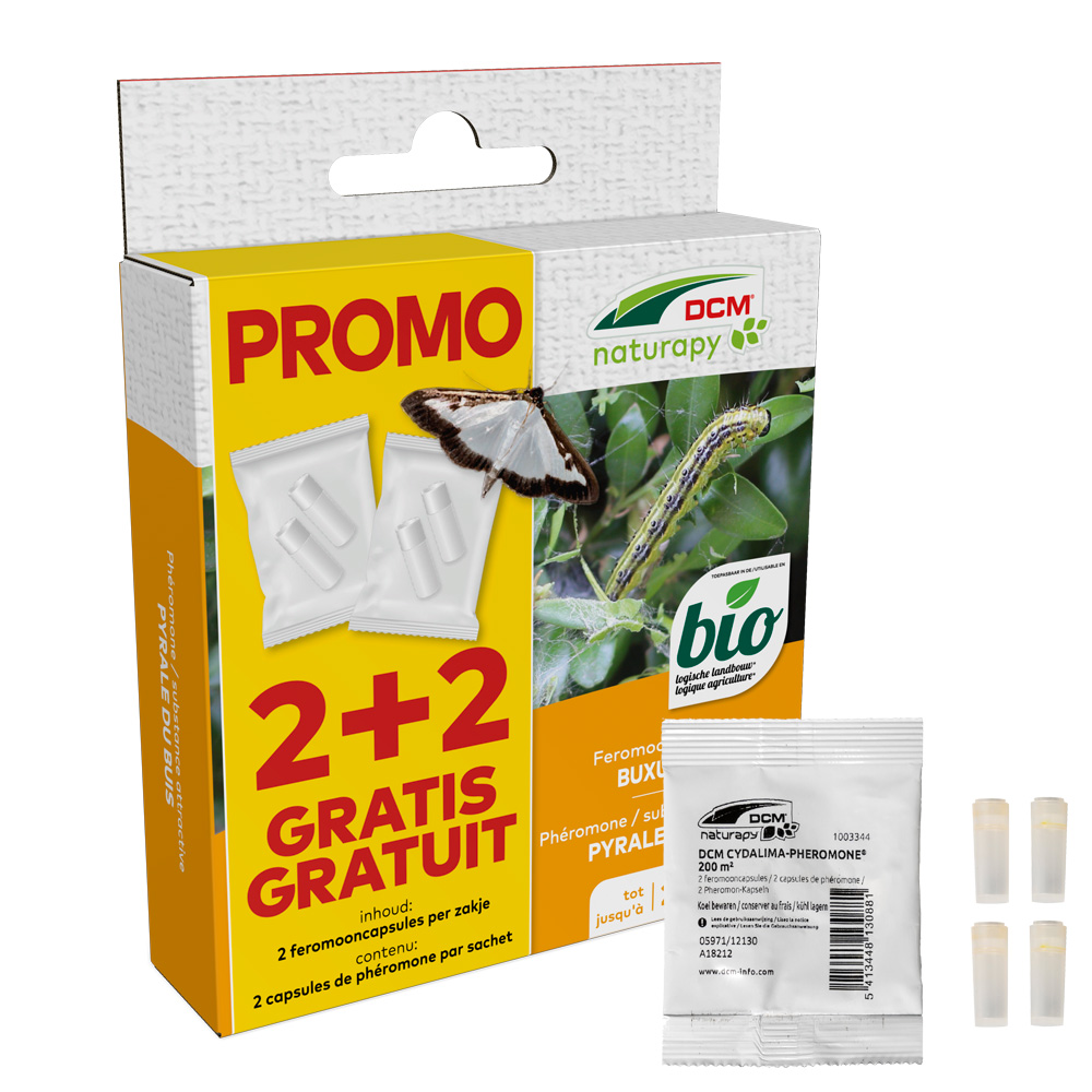 DCM NATURAPY CYDALIMA-PHEROMONE - BUXUSMOT 2+2 caps DCM NATURAPY CYDALIMA-PHEROMONE - BUXUSMOT 2+2 caps