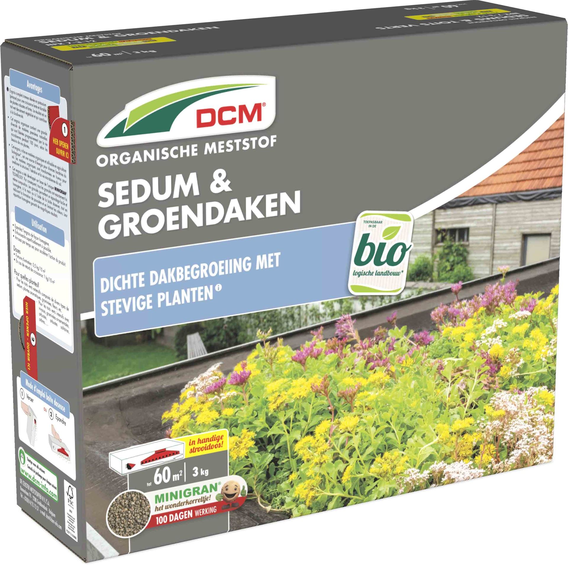 DCM SEDUM/GROENDAKEN 3KG DCM SEDUM/GROENDAKEN 3KG