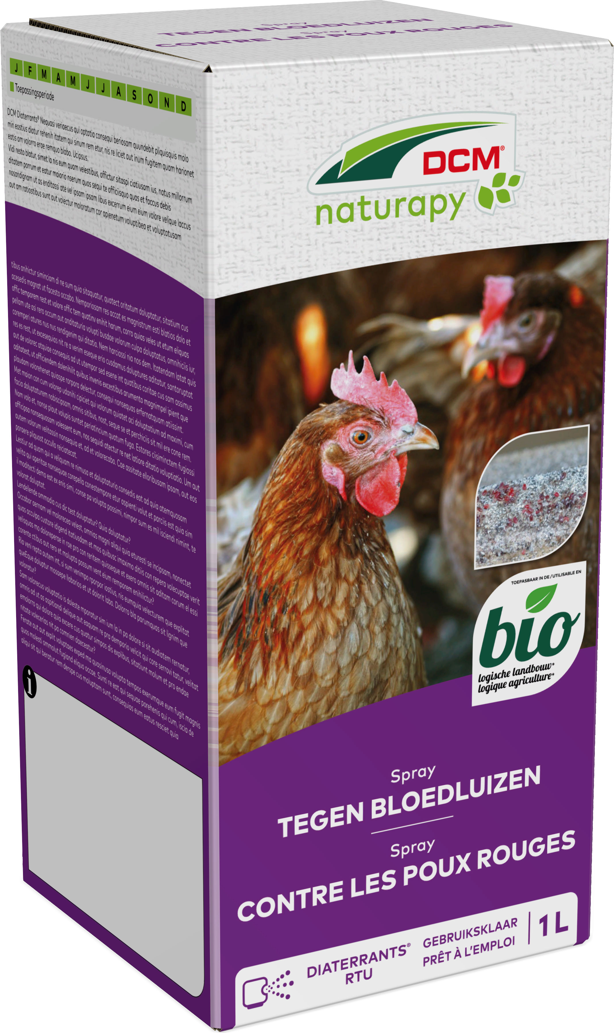 DCM NATURAPY - DIATERRANTS RTU - BLOEDLUIS 1L DCM NATURAPY - DIATERRANTS RTU - BLOEDLUIS 1L