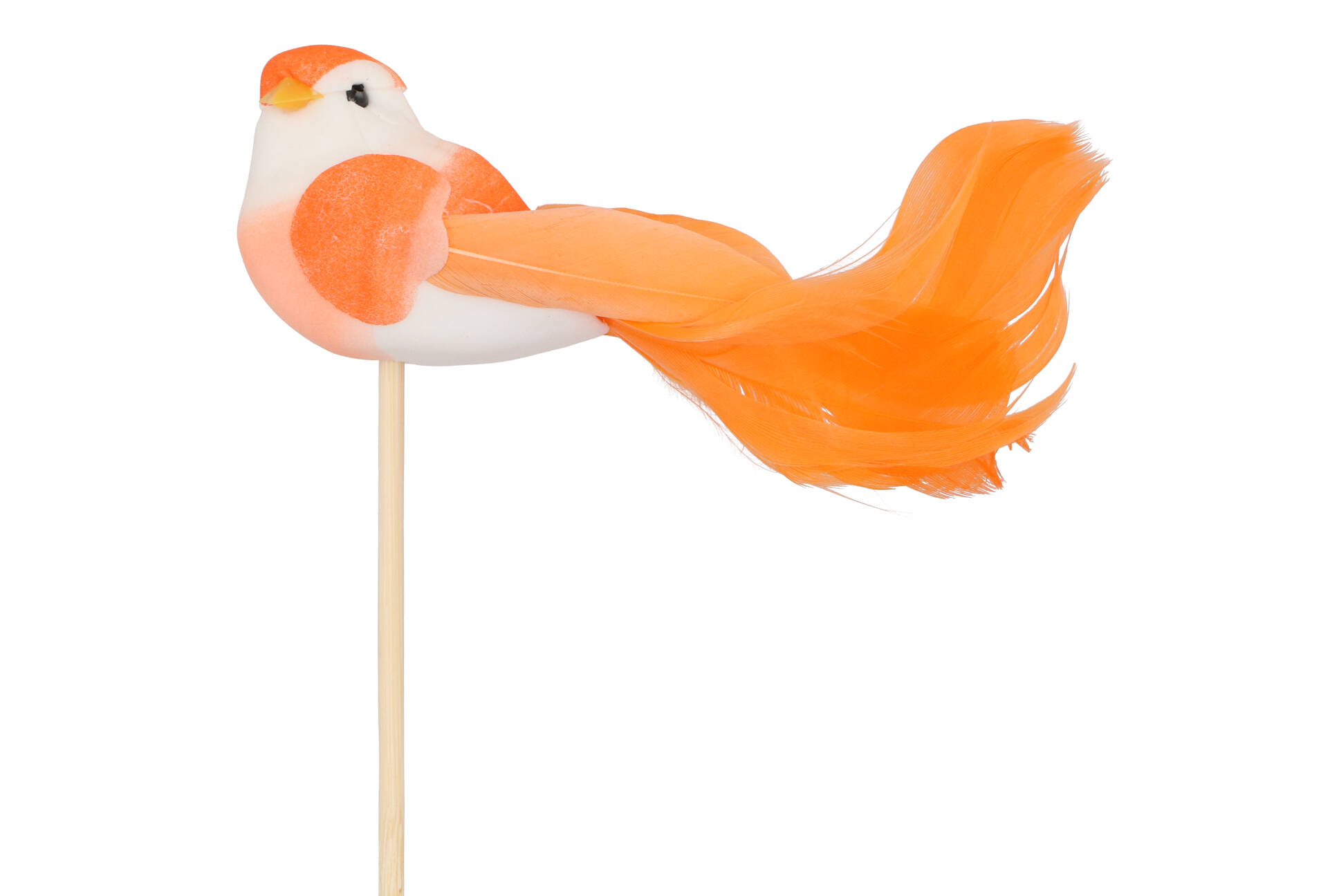 BIJSTEKER VOGEL OP STOK ROOD P/25 11X4X50CM