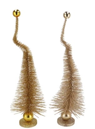 Kerstboom Sparkle Glitter Wild Brown