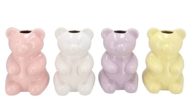 CANDY BEAR PASTEL MIX VASE
