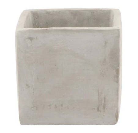 BETON POT VIERKANT GRIJS BETON POT VIERKANT GRIJS