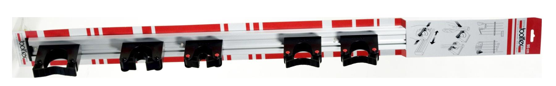 OPHANGSYSTEEM RAIL 90 CM + 5 CLIPS