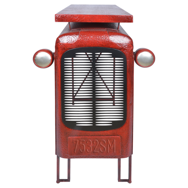 Tractor bartafel rood
