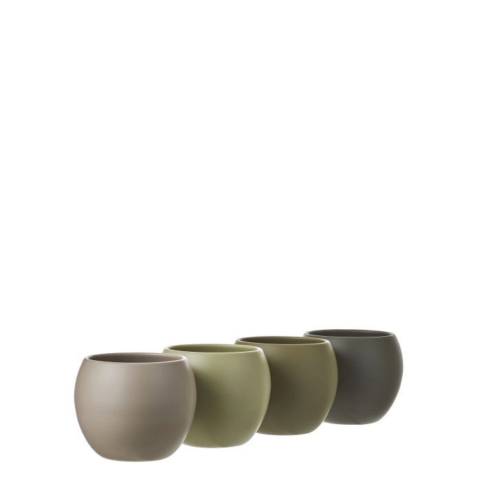 Monet pot rond 4 assorti