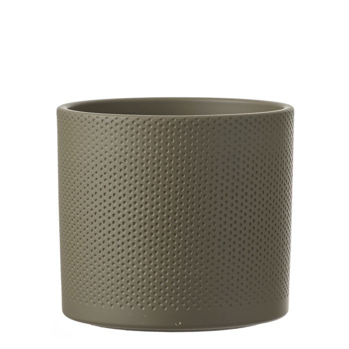 Era pot rond groen relief Era pot rond groen relief