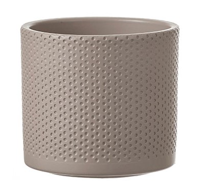 Era pot rond taupe relief Era pot rond taupe relief