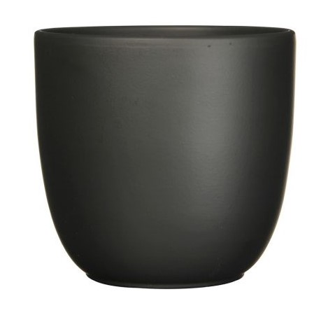 Tusca pot rond zwart mat Tusca pot rond zwart mat