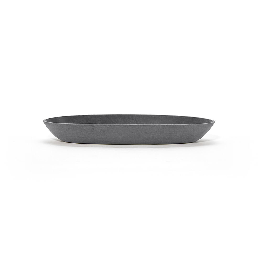 Saucer Sofia Oval Grey