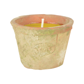 Citronella kaars aged teracotta Citronella kaars aged teracotta