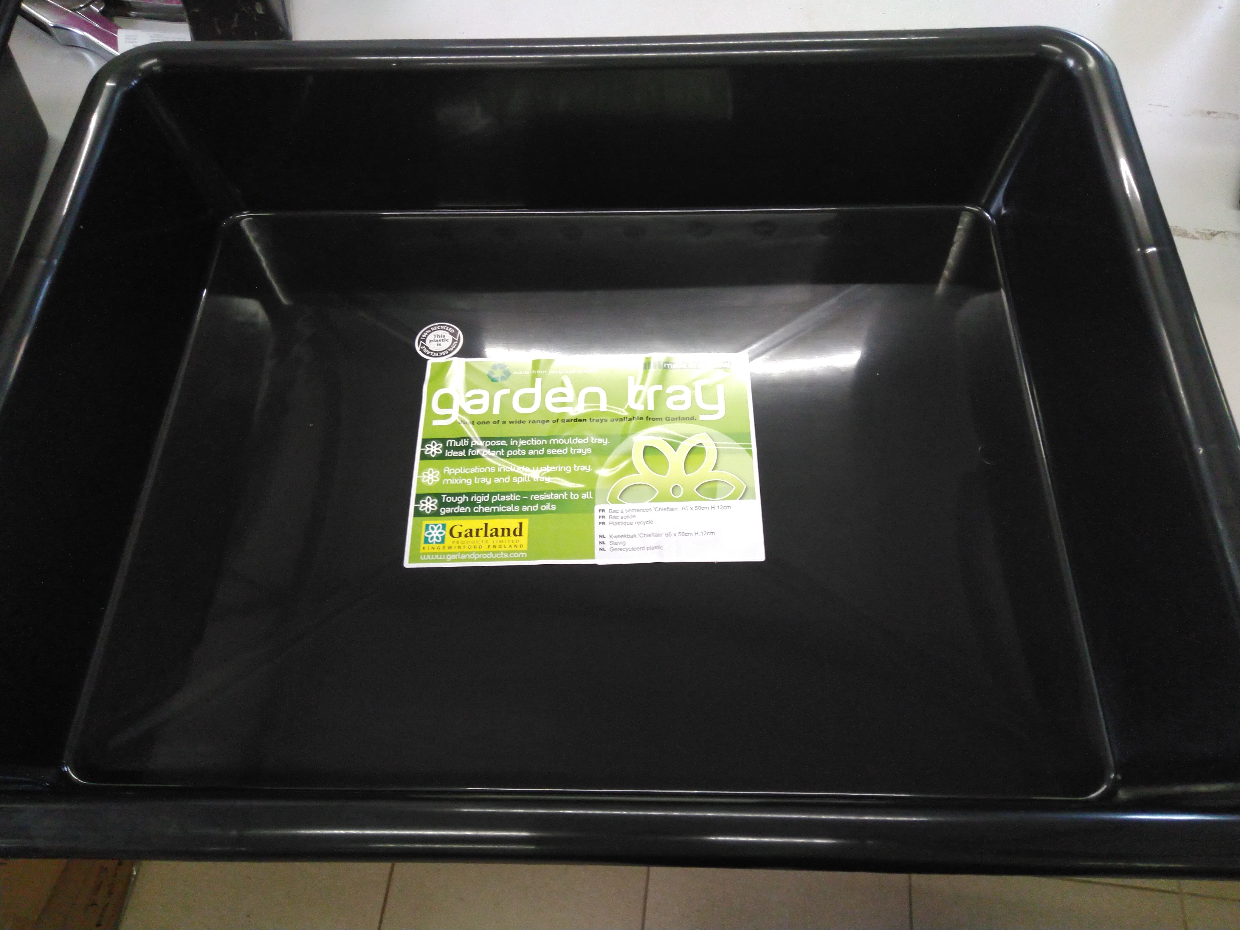 PLANTENSCHAAL 65X50H12CM ZWART PLANTENSCHAAL 65X50H12CM ZWART