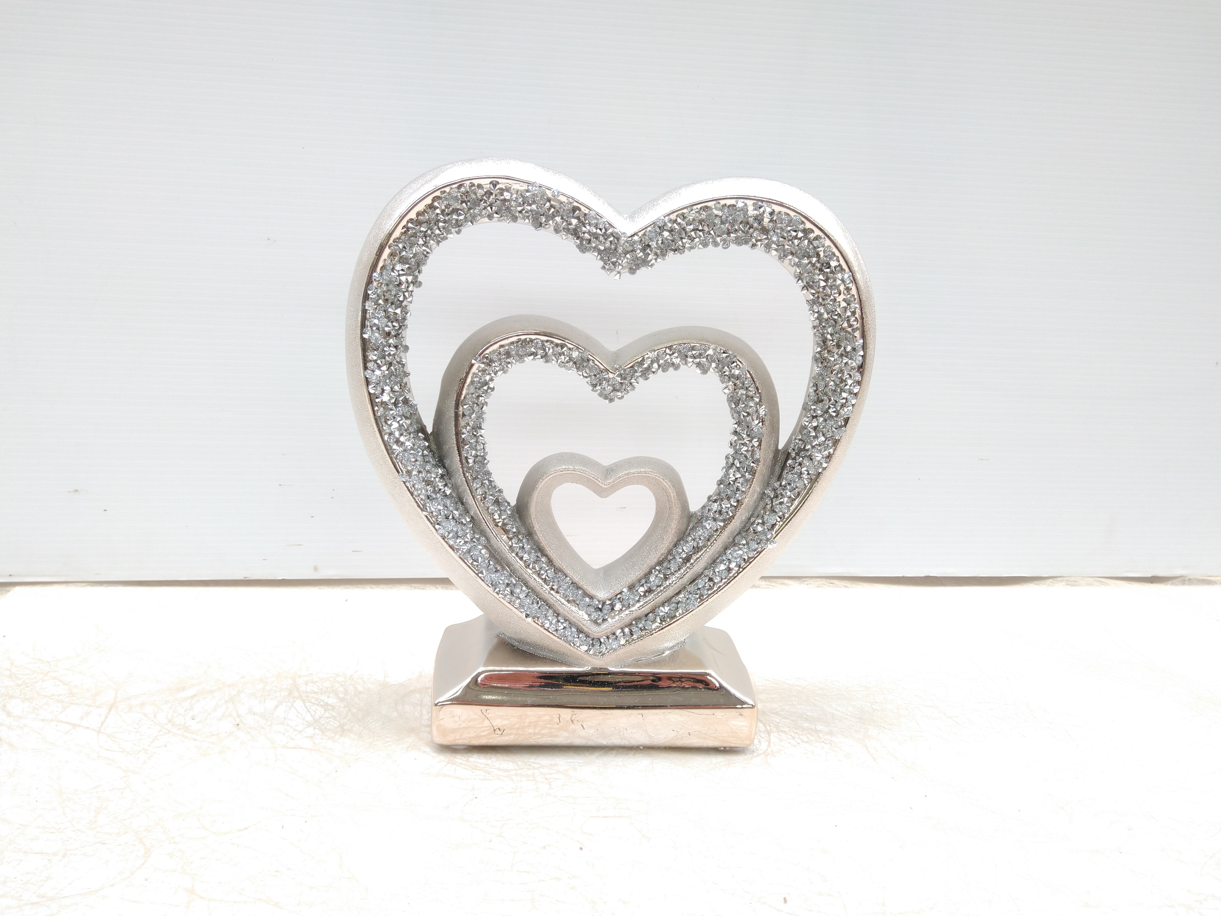 HART  goud met glitter 18X5.5X20
