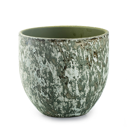 Pot 'sem' creme h14 d16 cm
