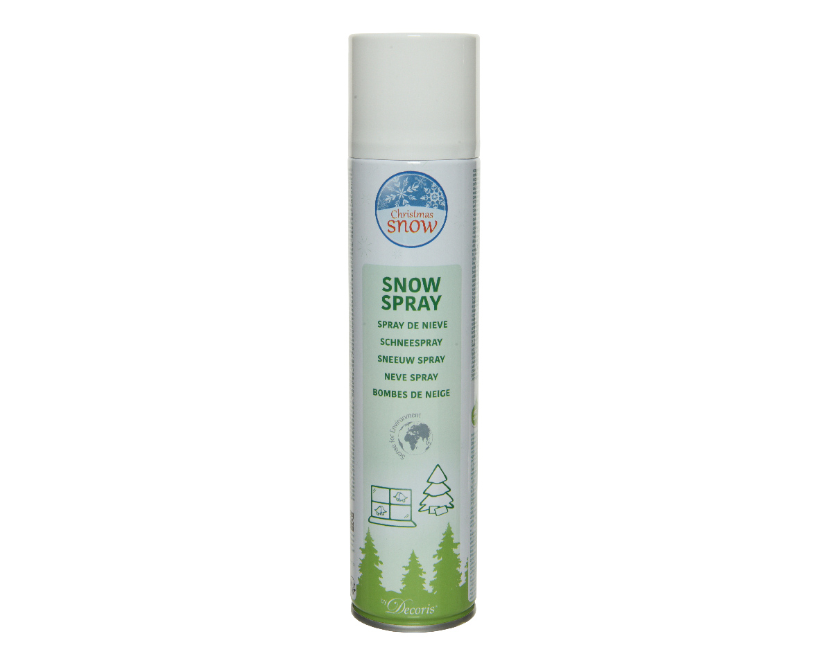 Sneeuwspray wit metaal green gas