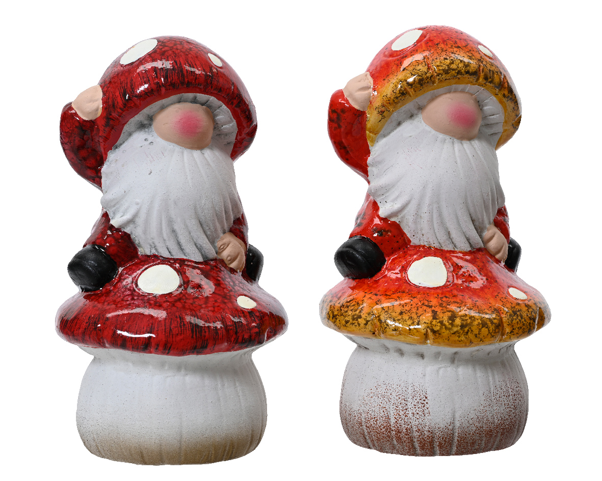 Kerstman terracotta 2 kleuren