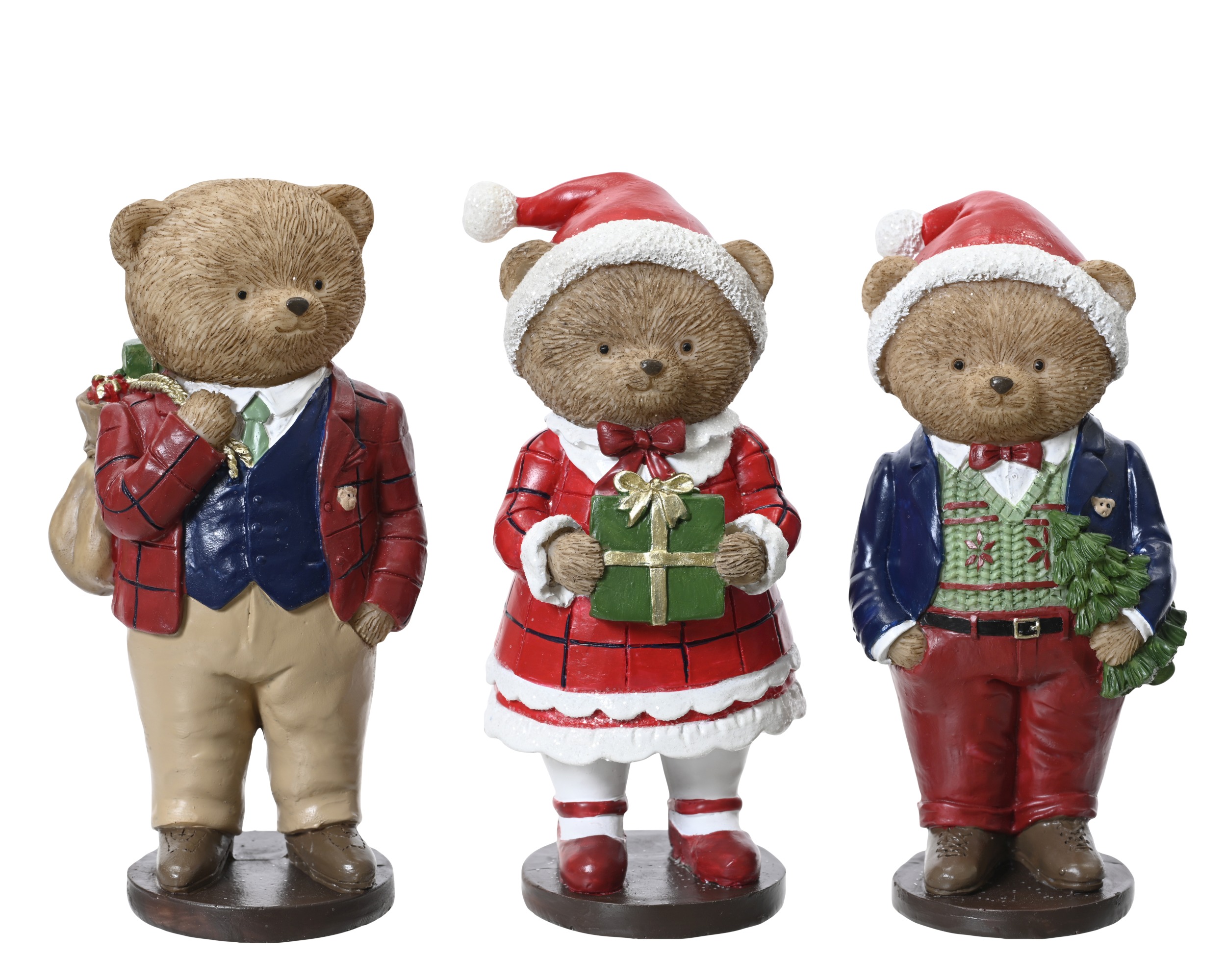 Beer polyresin bear 3ass