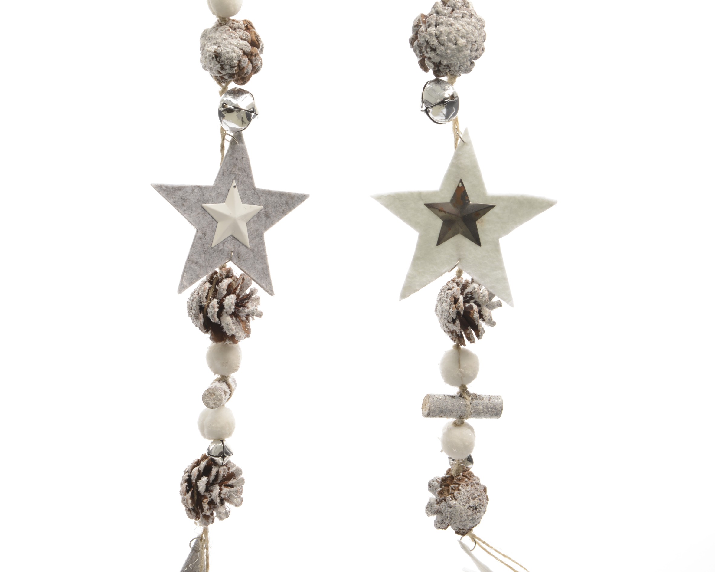 Slinger dennenappel bells, stars