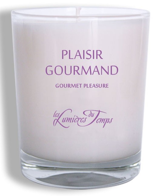 BOUGIE VEGETALE - PLAISIR GOURMAND BOUGIE VEGETALE - PLAISIR GOURMAND