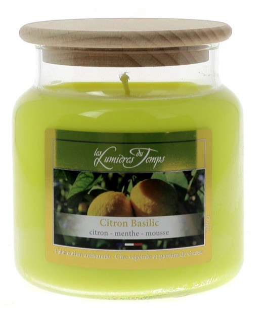 BGIE VEG. CIRE COLOREE CITRON BASILIC