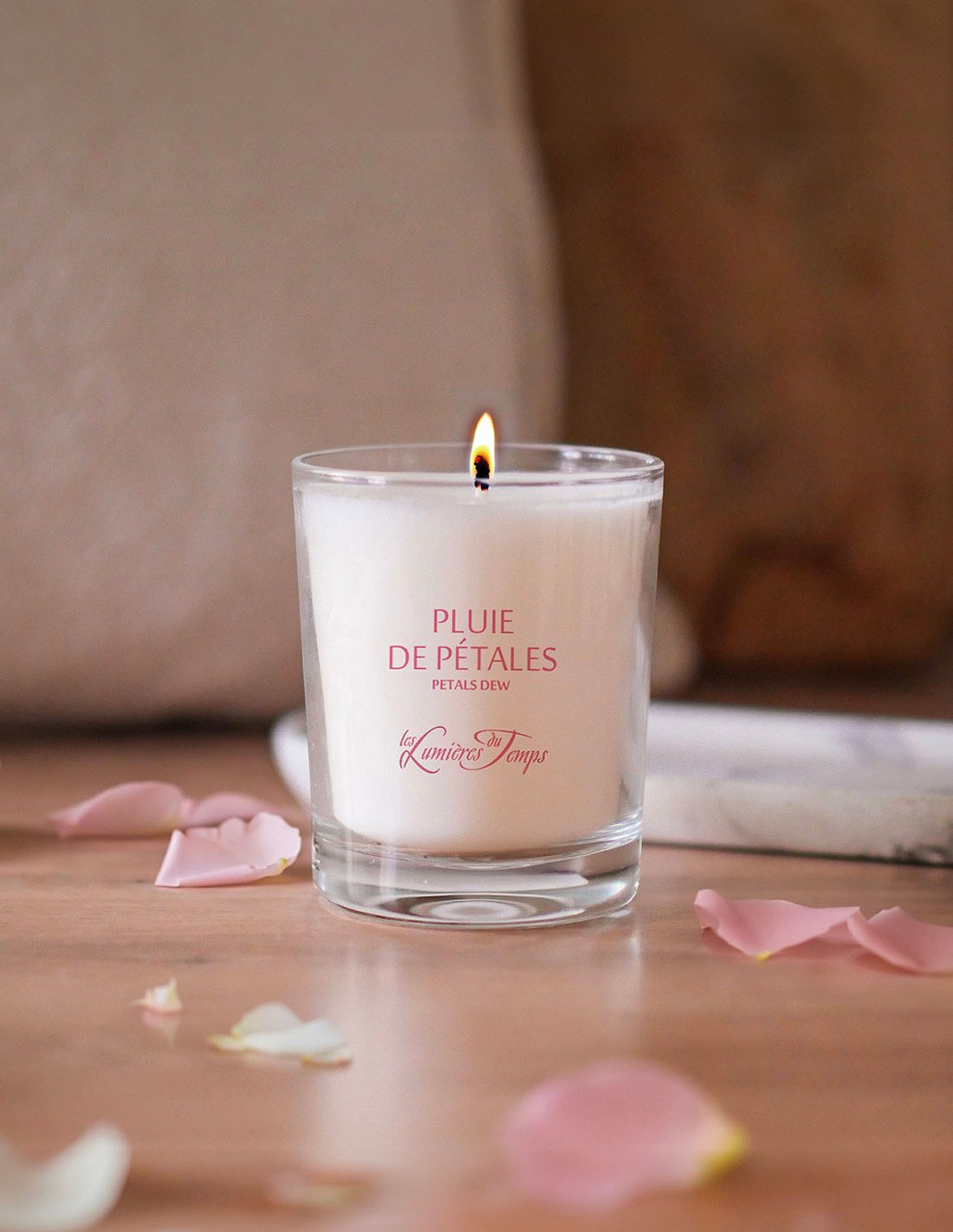 BOUGIE VEGETALE - PLUIE DE PETALES