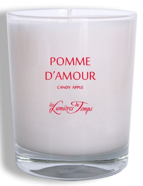 BOUGIE VEGETALE - POMME D'AMOUR BOUGIE VEGETALE - POMME D'AMOUR