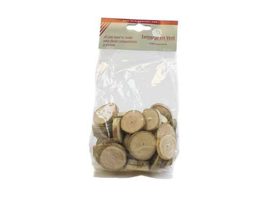 WOOD SLICES 2-3cm NATUREL - 50st
